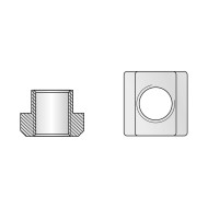 Piulita pentru canale T M12, DIN 508, otel gr. 8, 5 buc./cutie