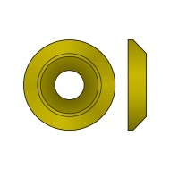 Rozeta 6.4 mm, otel zincat galben, 10 buc./cutie
