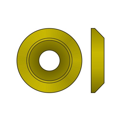 Rozeta 6.4 mm, otel zincat...