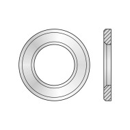 Saiba plata 23 mm plata, IP, de inalta rezistenta, DIN 9616, otel zincat, 100 buc./cutie