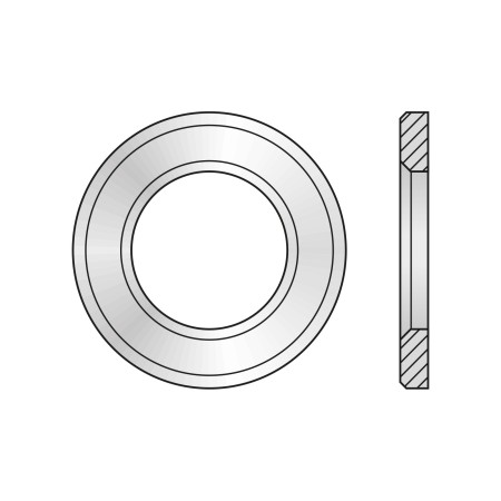 Saiba plata 31 mm plata, IP, de inalta rezistenta, DIN 9616, otel zincat, 25 buc./cutie