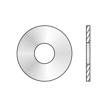 Saiba pentru caroserii 5.3 x 25 x 1.5 mm, inox A2, 200 buc./cutie