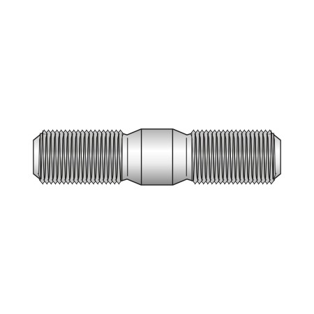 Prezon M8 x 30 mm, cu filet 2d, DIN 835, otel gr. 8.8, 100 buc/cutie