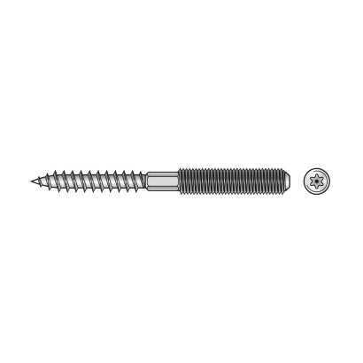 Prezon M8 x 100 mm, cu...