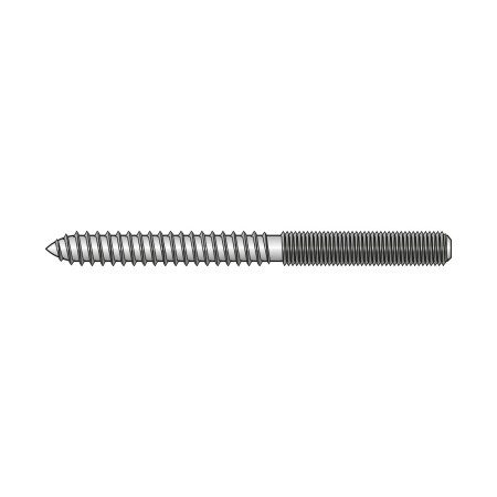 Prezon 8.0 x 140 mm, pentru lemn, inox A2, 50 buc/cutie