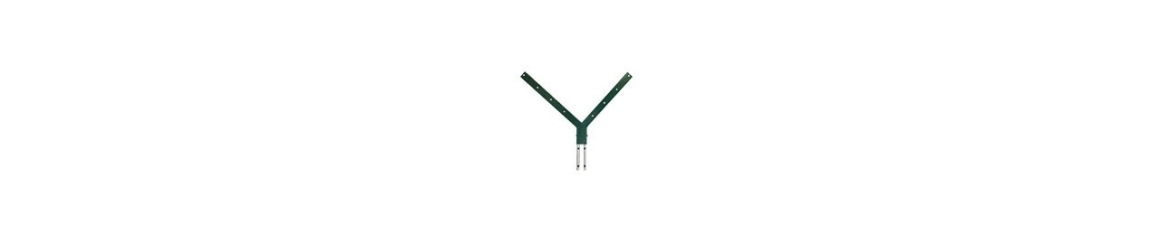 Suporturi duble, verzi, RAL 6005