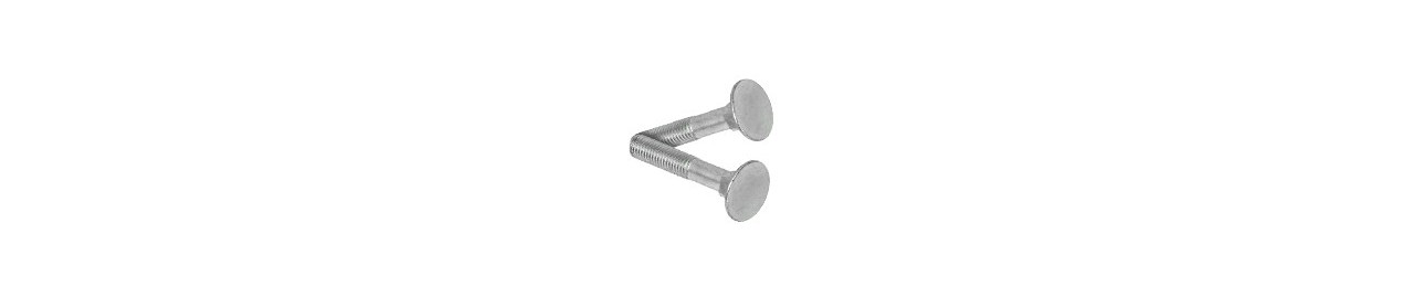 Surub torbant cu cap plat si piulita DIN 605