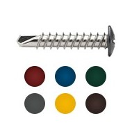 										Suruburi autoforante cu cap plat si saiba, zincate sau vopsite
									